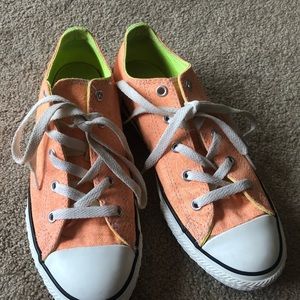Orange Converse Children Size